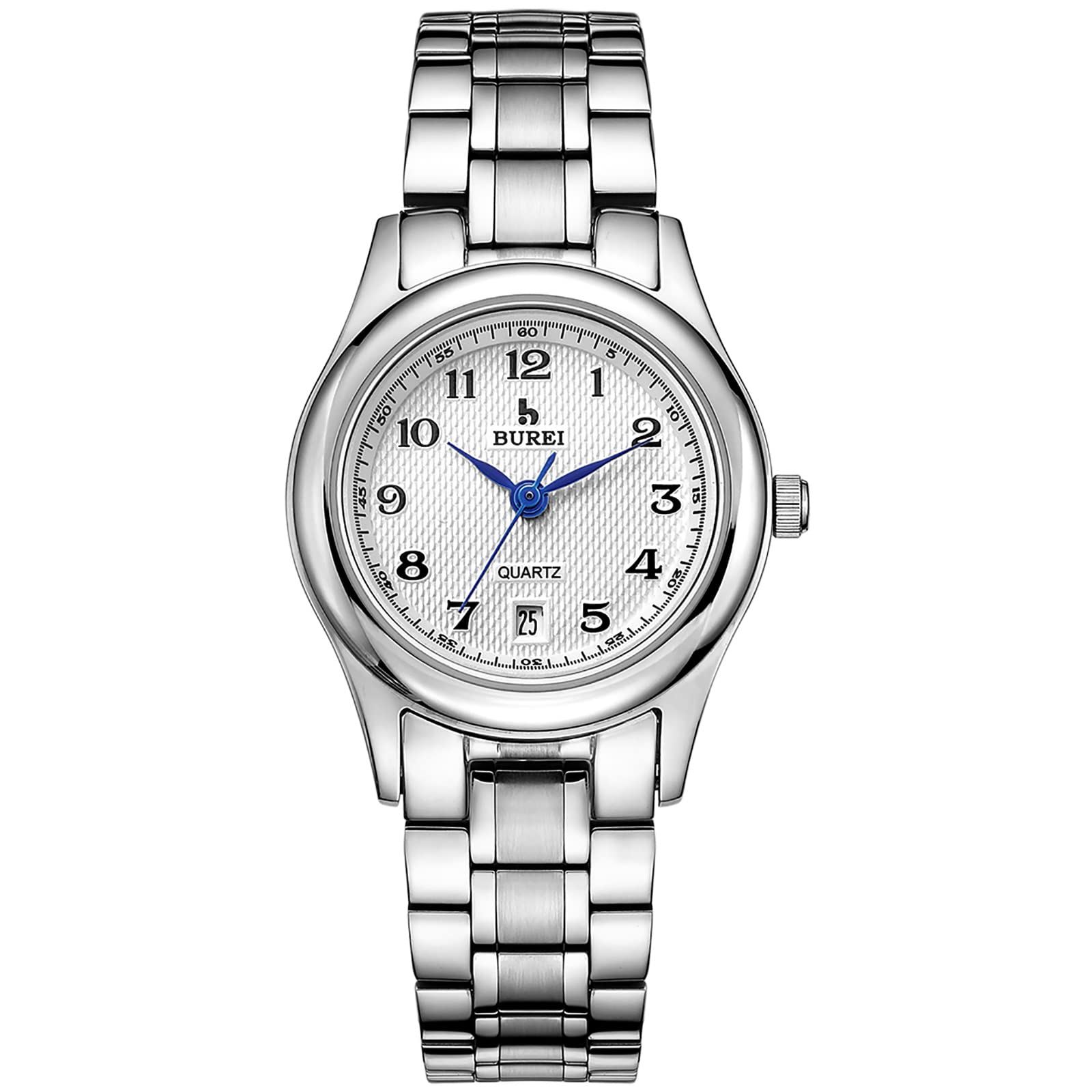 BUREI Minimalist Stainless Steel Couple's Dress Watch for Men and Women - Perfect for Weddings, Anniversaries & Formal Occasions