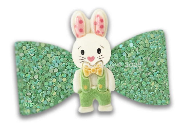 Bunny Luv Hair Bow - Adorable Hair Accessory for Girls, Women | Perfect for Easter, Spring Outfits & Special Occasions