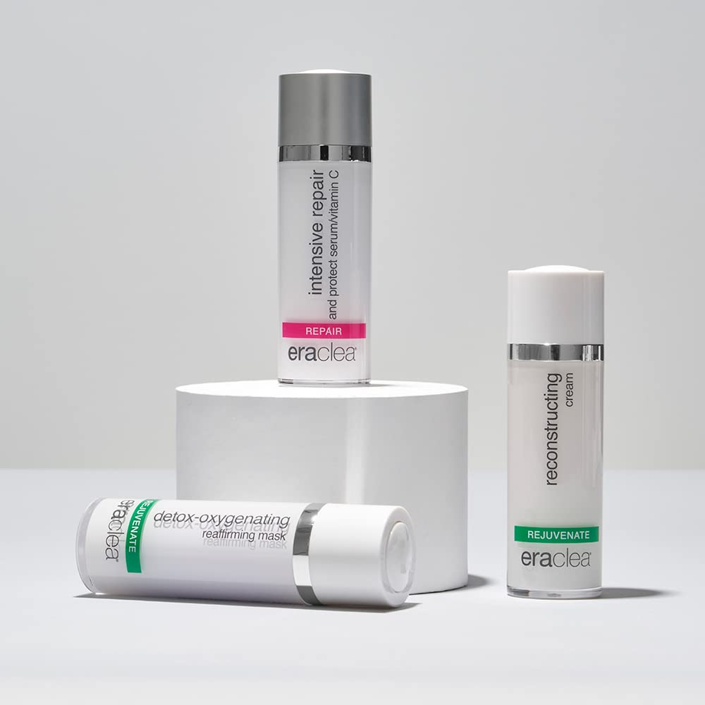 Eraclea Reconstructing Anti-Aging Face Cream - Skin Brightening Moisturizer with AHA, Hyaluronic Acid & Lumiskin for Wrinkles, Dark Spots & Uneven Texture - Perfect for Night Routine & Daily Hydration (1 fl oz)