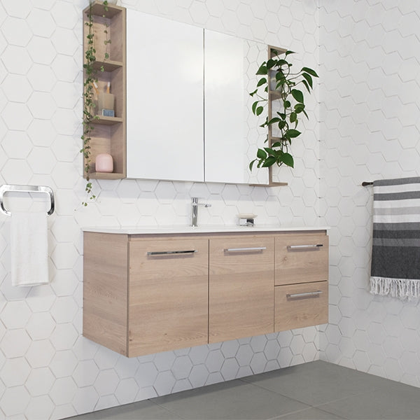 ADP Glacier Lite 30-Inch Bathroom Vanity Set with Ceramic Top - Double Sink Vanity for Bathroom Remodel, Modern White Vanity with Soft-Close Drawers (Perfect for Master Bath, Guest Bath & Small Bathrooms)