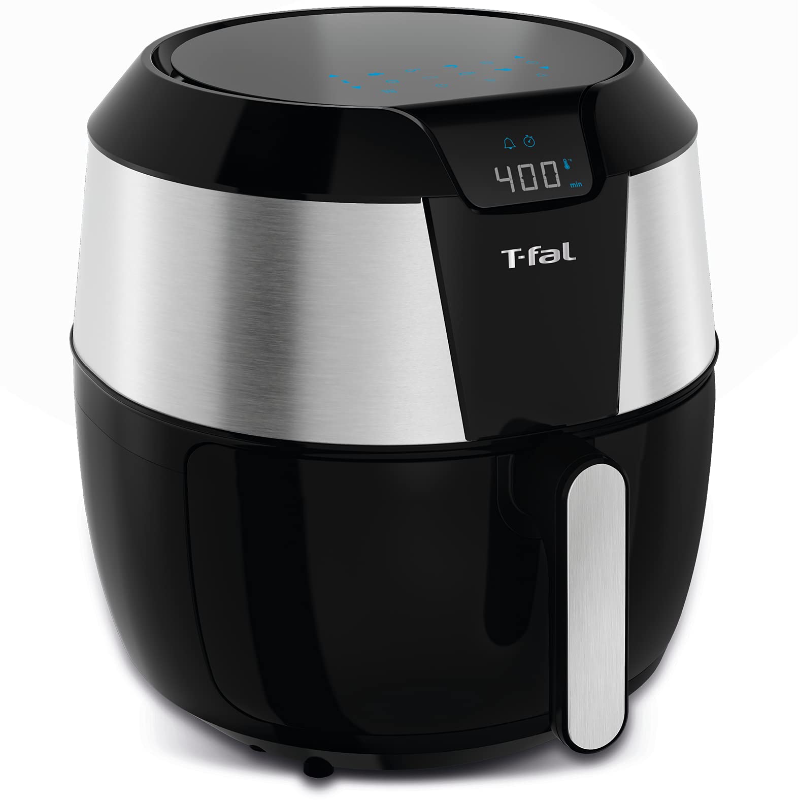 T-fal Easy Fry XXL 5.9 Quart Air Fryer & Grill Combo - One-Touch Digital Screen, 8 Preset Programs, Black Stainless Steel - Perfect for Healthy Cooking, Family Meals & Quick Weeknight Dinners
