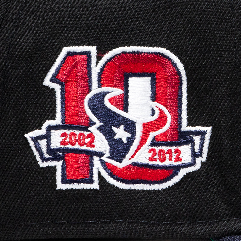 New Era x Politics Houston Texans 59FIFTY Fitted Cap - Black/Navy - Official NFL Licensed Snapback Hat for Men - Perfect for Football Games, Sports Events & Streetwear Fashion