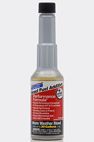 Stanadyne Warm Weather Blend Diesel Additive - 12 Pack (8oz Bottles) Performance Formula Fuel Treatment | Improves Engine Performance & Fuel Efficiency | Ideal for Summer Driving & Heavy-Duty Trucks