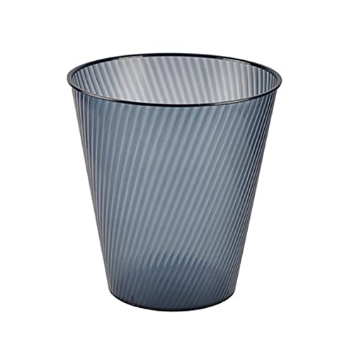 FUSHIFULIAN Round Plastic Small Trash Bin with Handle - Kitchen & Bathroom Waste Basket for Food Scraps, Paper Recycling & Daily Garbage Disposal (Color: C)