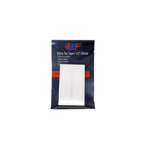 Ultra Tac Bowling Thumb Tape - 36 Pre-Cut 1/2 Inch White Pieces | Non-Slip Grip for Bowlers | Perfect for League Play & Tournament Use