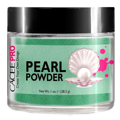 Cacee Pearl Powder Nail Art - #9 Hunter Green Nail Polish for Stunning Manicures | Perfect for Gel Nails, Acrylic Nails & DIY Nail Art at Home