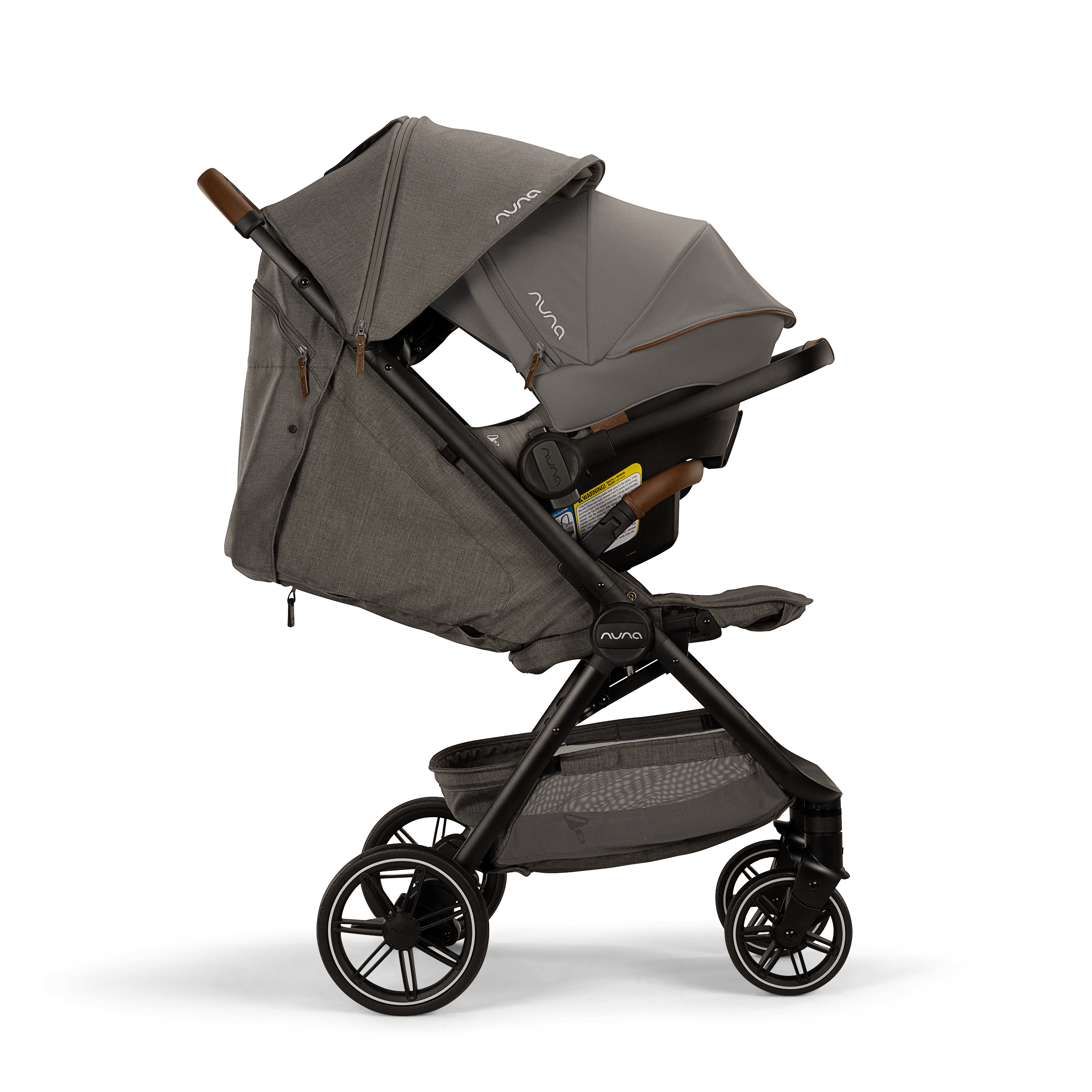 Nuna TRVL lx + PIPA urbn Lightweight Travel Stroller and Car Seat System for Infants – Perfect for Air Travel, City Walks, and Everyday Use