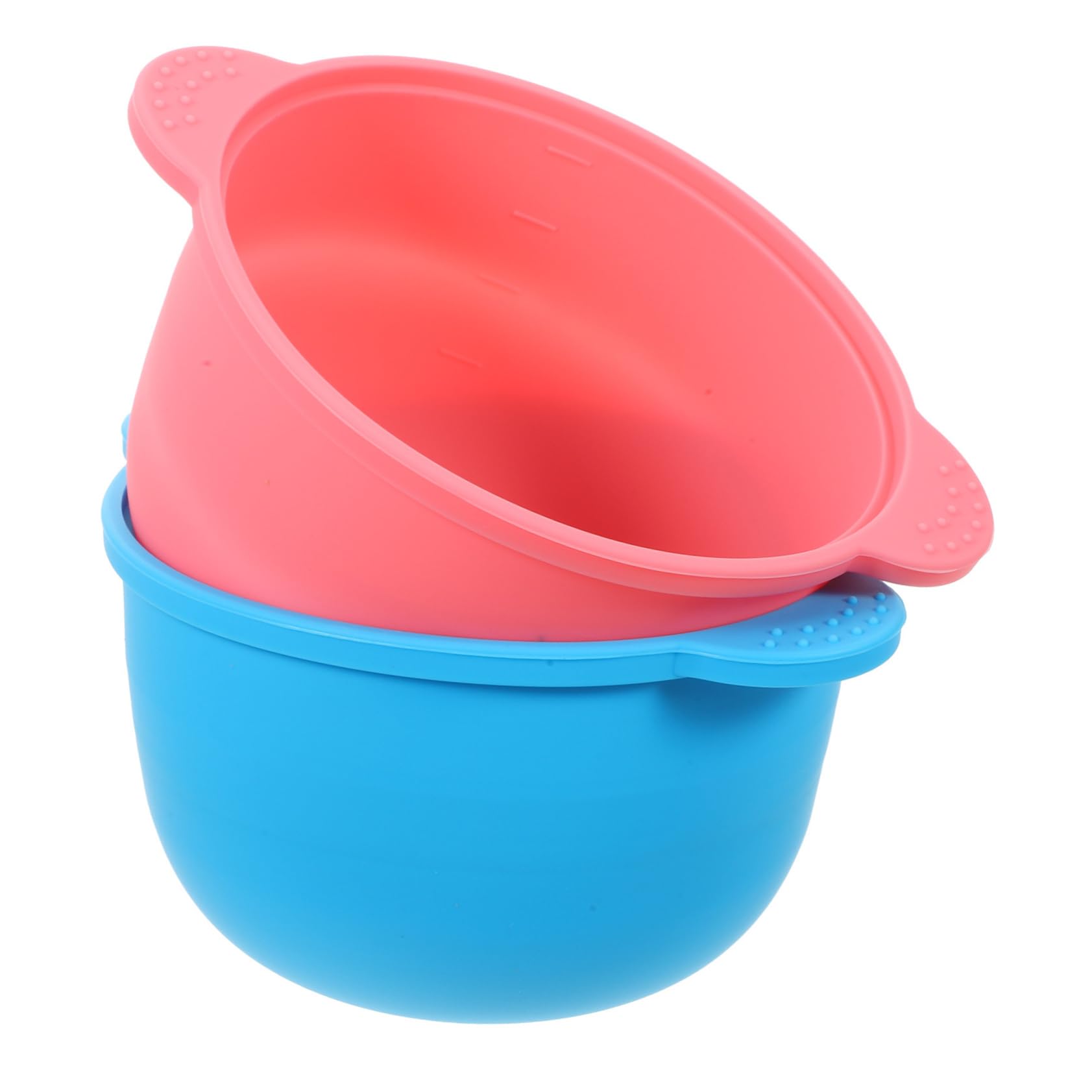 2pcs Silicone Wax Warmer Bowl for Hair Removal - Folding Wax Melting Pot with Lid, Depilatory Waxing Supplies for Salon & Home Use - Perfect for Eyebrows, Legs, Bikini Line & Body Waxing