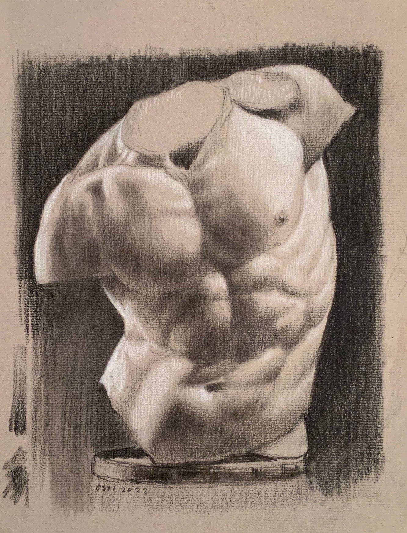Roberto Osti Gaddi Torso - High-Quality Art Print for Home & Office Decor - Perfect for Living Rooms, Bedrooms, and Art Galleries