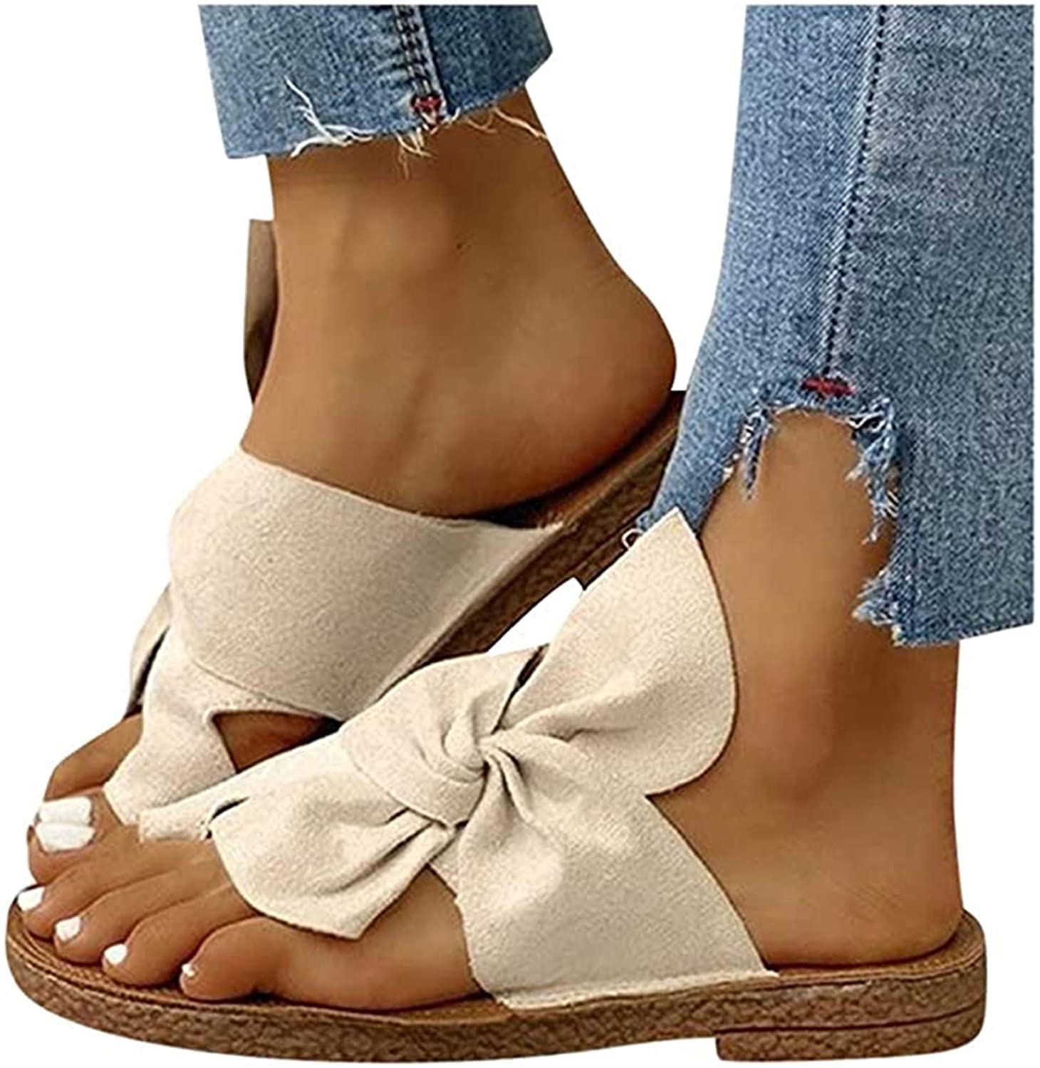 Ralsko Women's Bunion Corrective Sandals with Arch Support - White Size 42 | Comfortable Orthopedic Footwear for Bunions Relief, Plantar Fasciitis & All-Day Wear