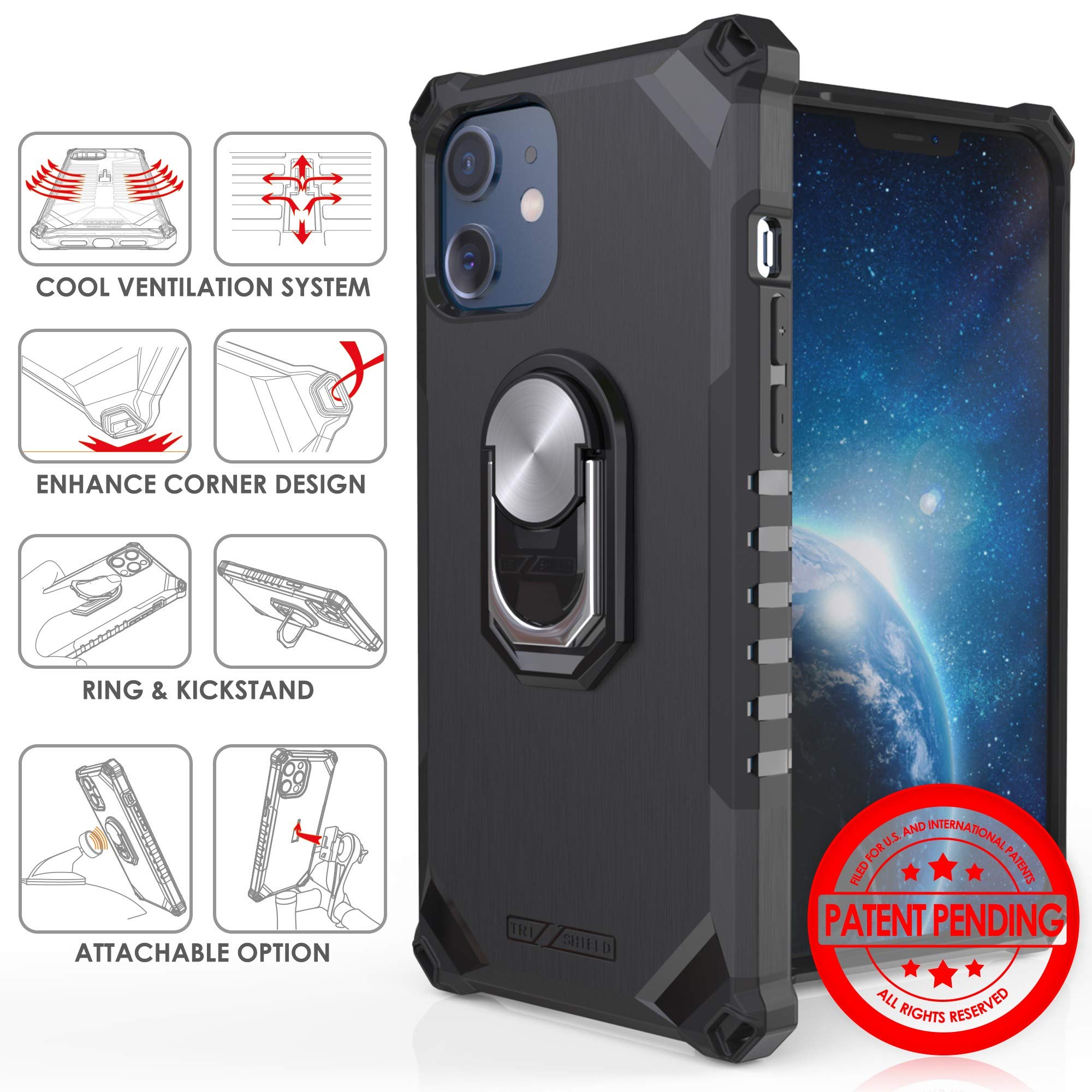 Tri-Shield 2.0 Rugged Case for iPhone 12 Mini 5.4