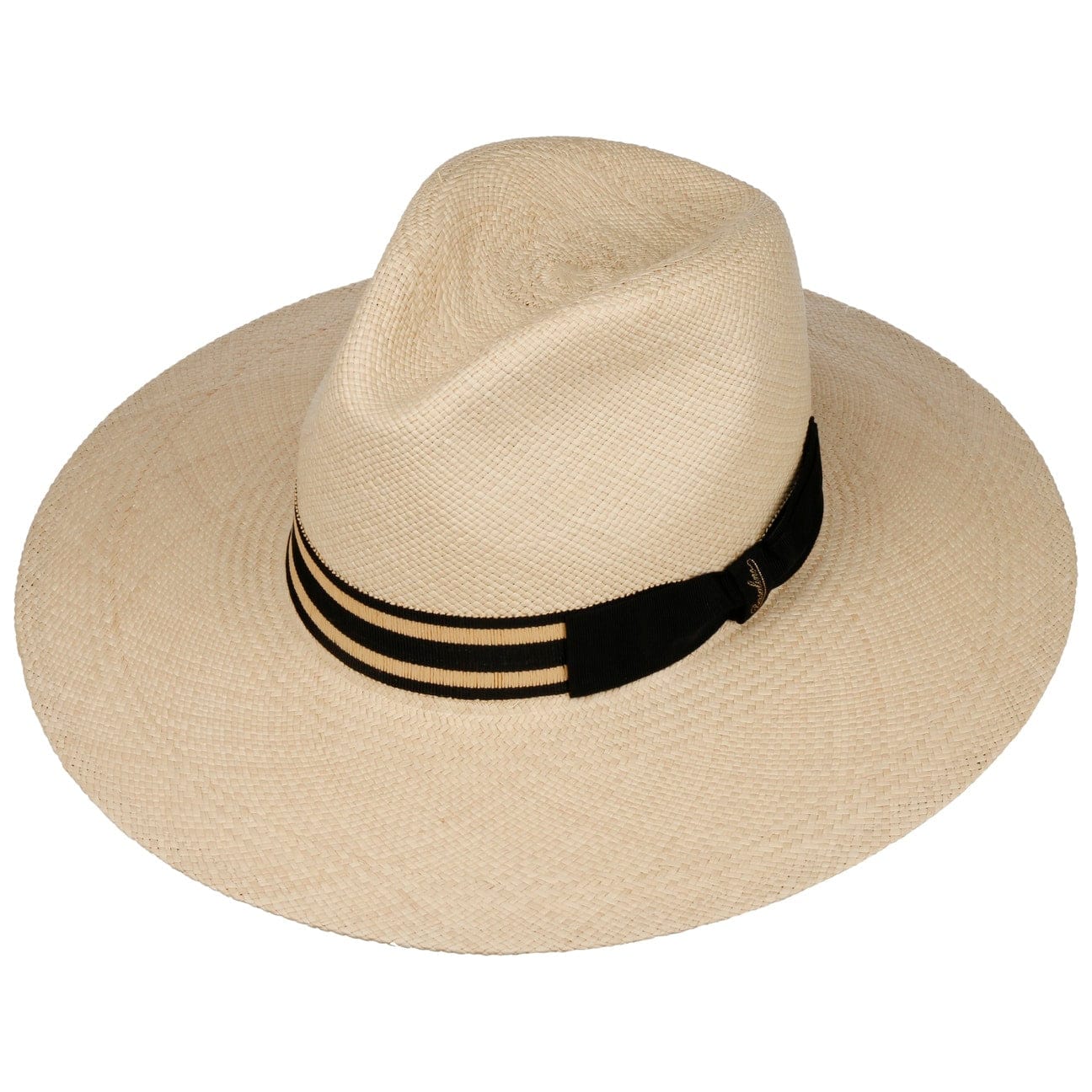 Borsalino Andrea Panama Hat - Classic Straw Fedora for Men & Women | Perfect for Beach, Summer Outfits, and Outdoor Events