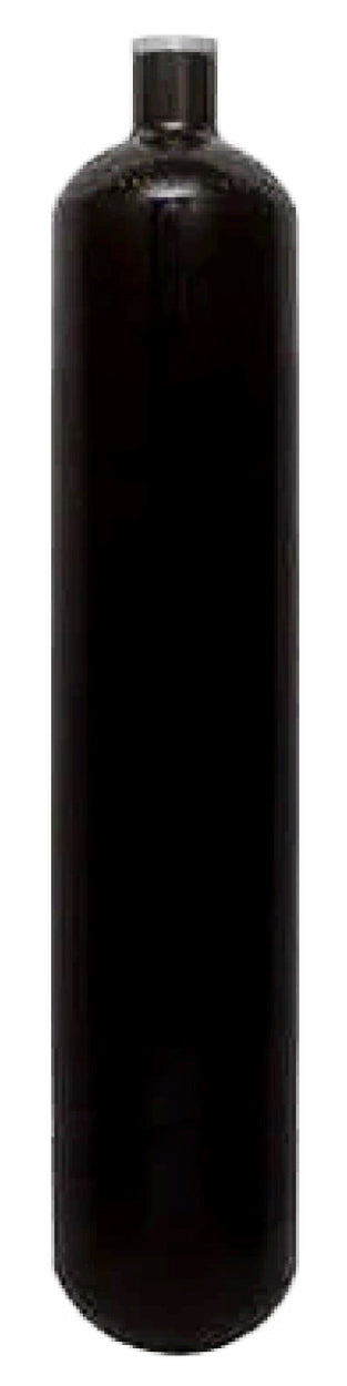 BTS 3L Black High Pressure Steel Cylinder 300 Bar - Portable Air Tank for Scuba Diving, Paintball & Firefighting (Model A16116639)