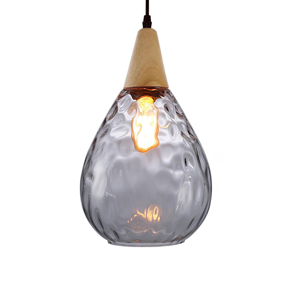 Modern Glass Pendant Light Fixture - Elegant Ceiling Lamp for Dining Room, Kitchen Island & Living Room Decor - Besnier Lighting Collection