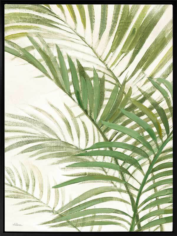 Areca Palm Canvas Art Print - Tropical Plant Wall Decor for Living Room, Bedroom & Office - Perfect for Home & Office Decor
