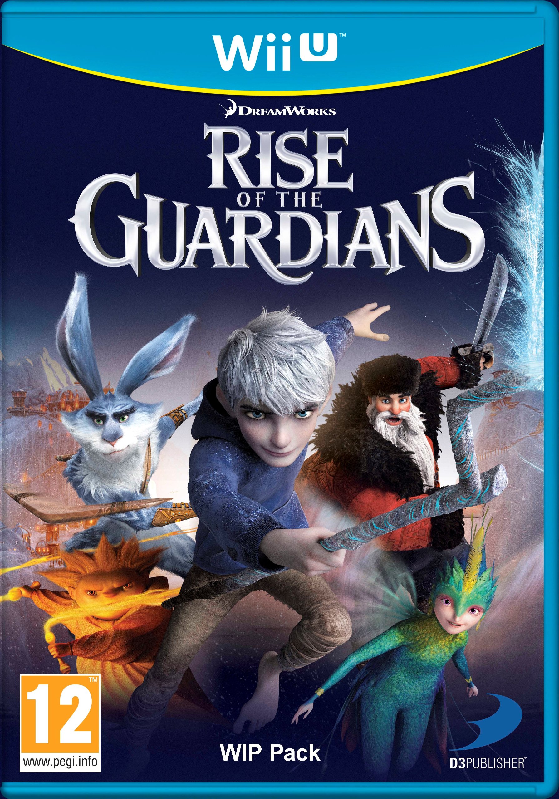 Rise of the Guardians Nintendo Wii U Game - Action Adventure Video Game for Kids & Family - Perfect for Movie Fans & Fantasy Gaming