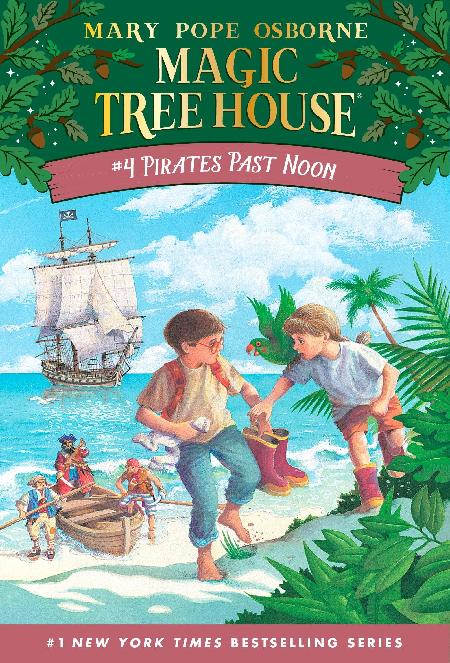 Pirates Past Noon - Magic Tree House Book 4 | Kids Adventure Chapter Book | Perfect for Bedtime Stories & Early Readers