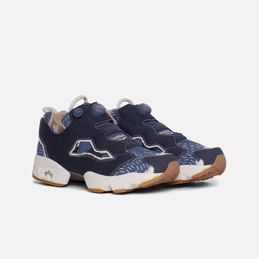 Reebok Instapump Fury 94 Sneakers - Obsidian/Eastcoast Blue/Oat Colorway | Retro Running Shoes for Men & Women | Perfect for Gym, Jogging & Casual Wear
