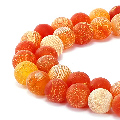 Orange Frosted Agate