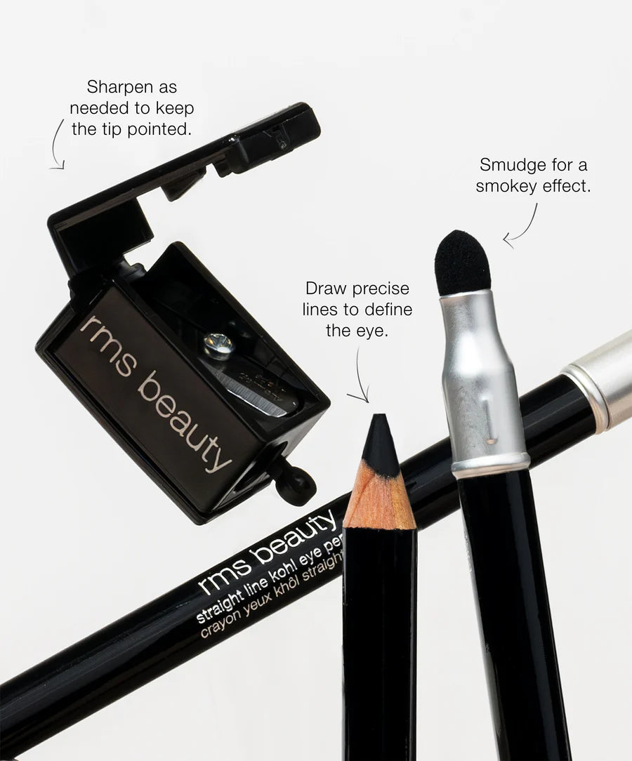 Long-Lasting Straight Line Kohl Eyeliner Pencil - Smudge-Proof & Waterproof for Precise Eye Makeup - Perfect for Everyday Wear, Parties & Special Occasions