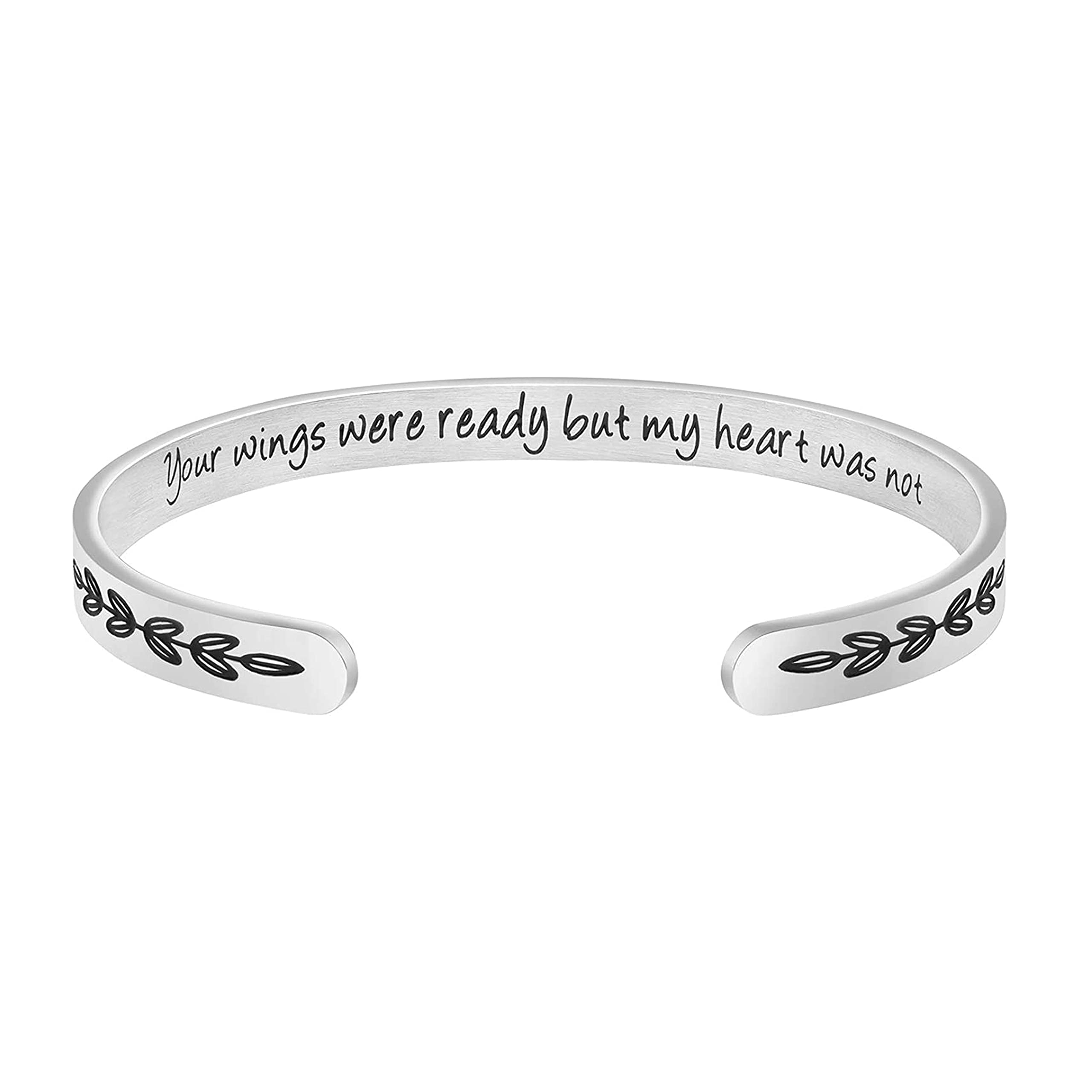 JoycuFF Inspirational Bracelets for Women - Personalized Engraved Gift for Mom, Birthday Jewelry for Her - Perfect for Daily Wear & Special Occasions