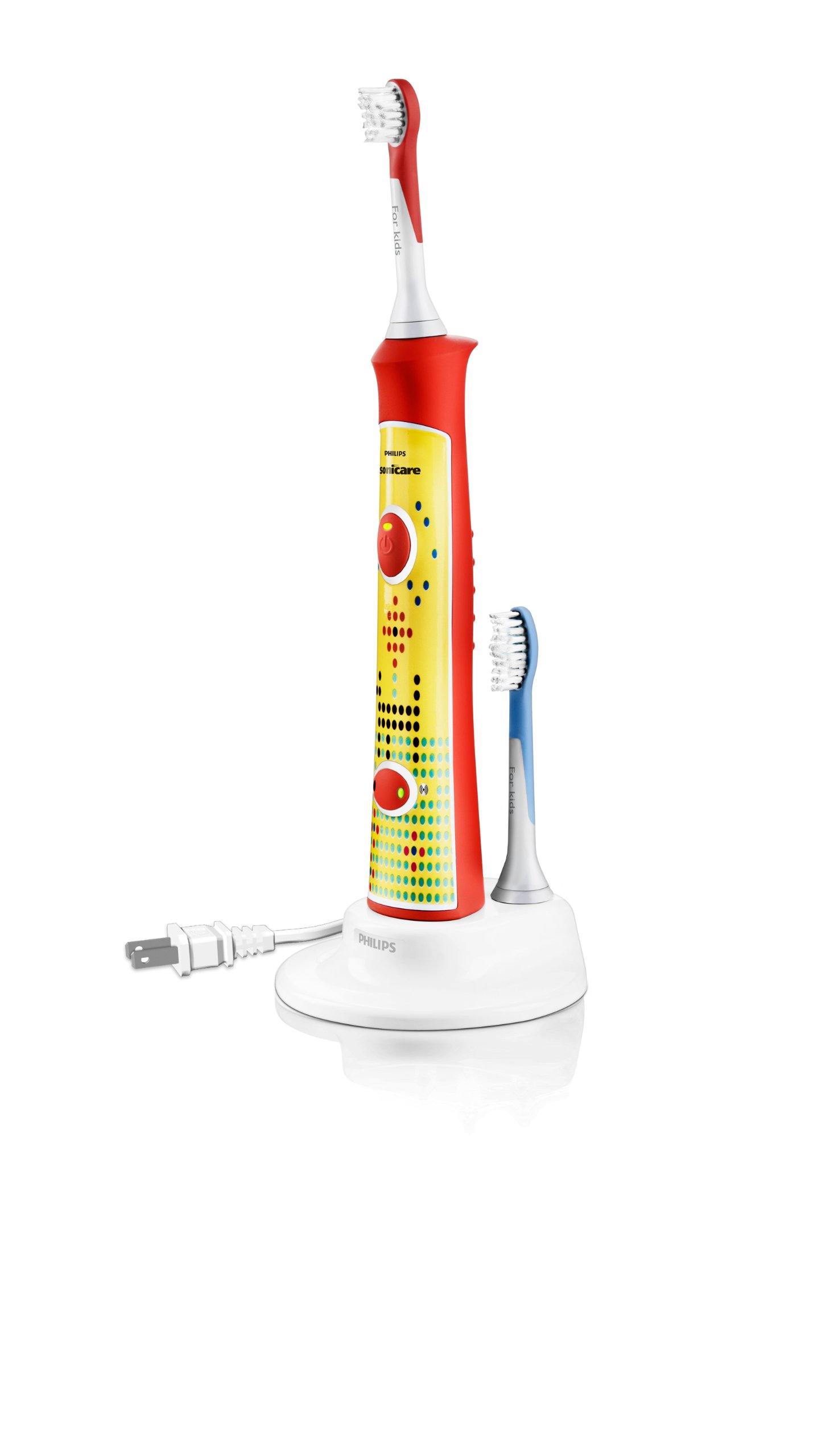 Philips Sonicare HX6311/02 Kids Rechargeable Electric Toothbrush - Gentle Sonic Cleaning for Children's Teeth, Ideal for Daily Oral Care & Healthy Smiles