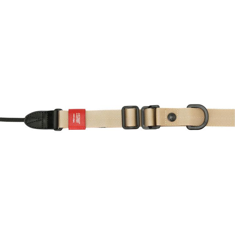 Artisan & Artist ACAM E25S BEG Premium Nylon Camera Strap - Comfortable & Durable Beige Neck Strap for DSLR, Mirrorless Cameras - Perfect for Travel, Street & Wedding Photography