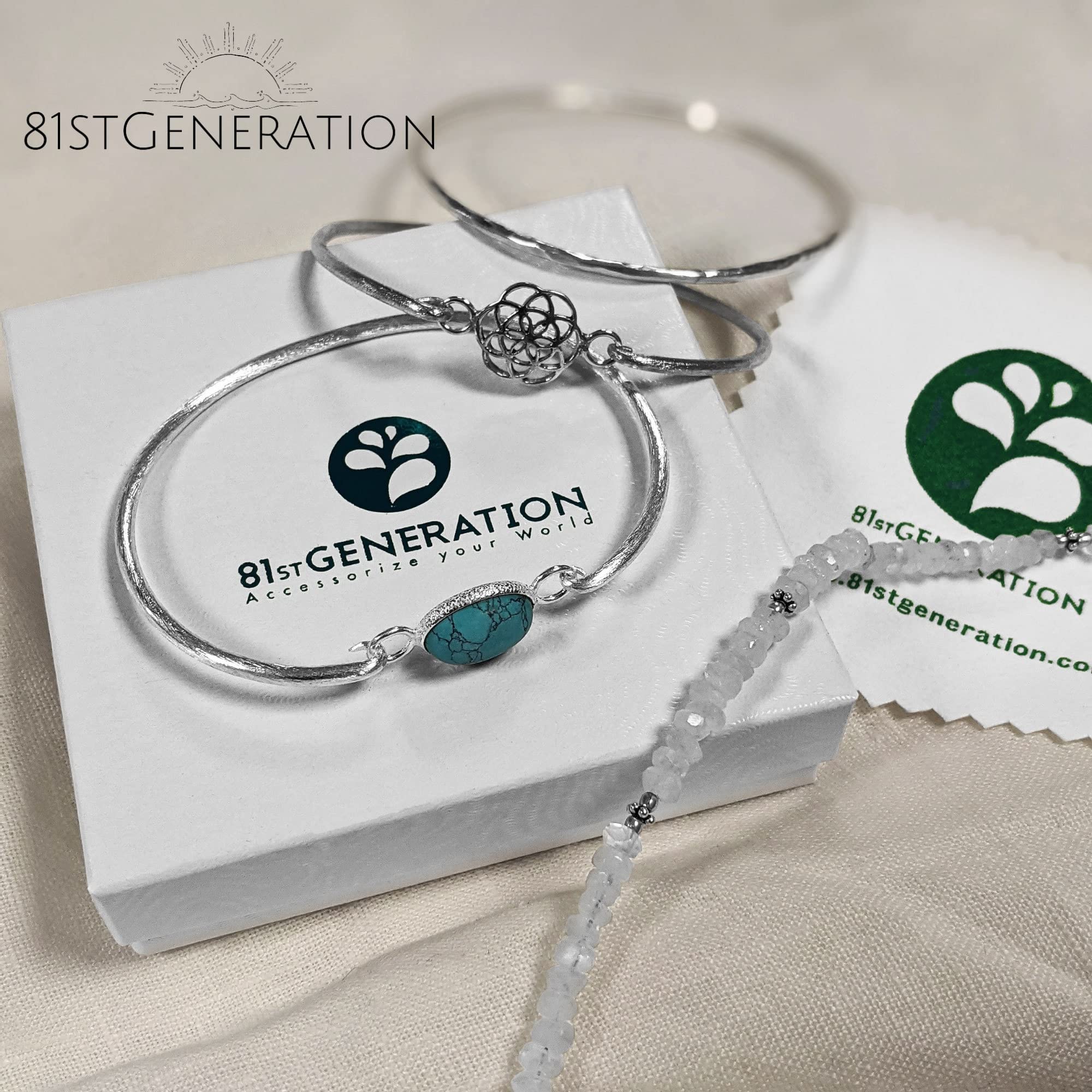 Women's 999 Fine Silver Karen Hill Tribe Triangle Print Adjustable Bangle Bracelet - Perfect for Boho Fashion, Gift Giving & Special Occasions