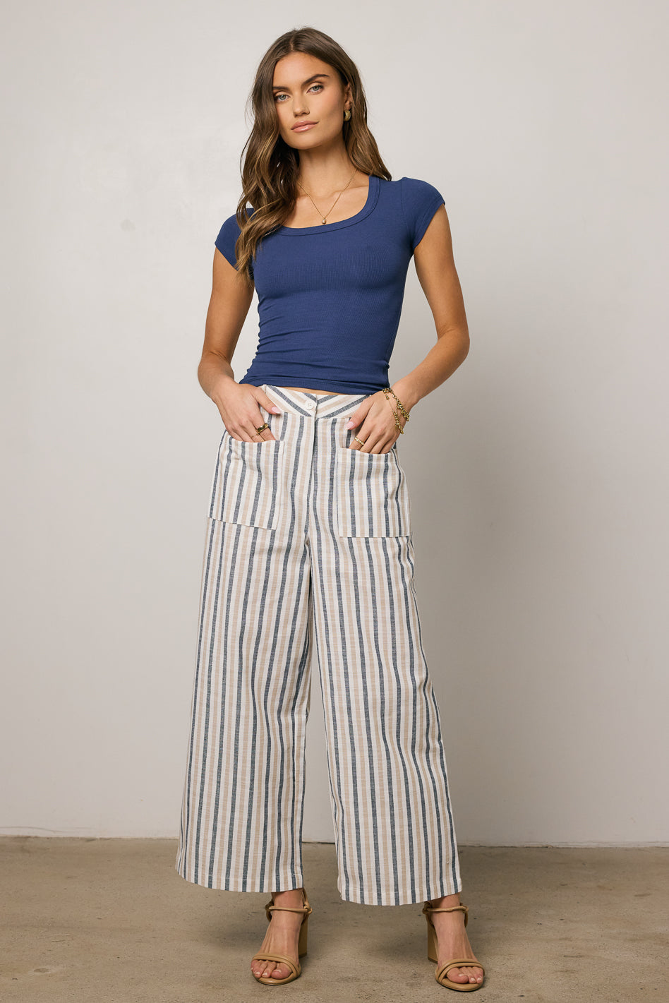 Liam Striped Pants for Men - Comfortable Casual Trousers with Elastic Waist | Perfect for Office, Travel & Everyday Wear - FINAL SALE