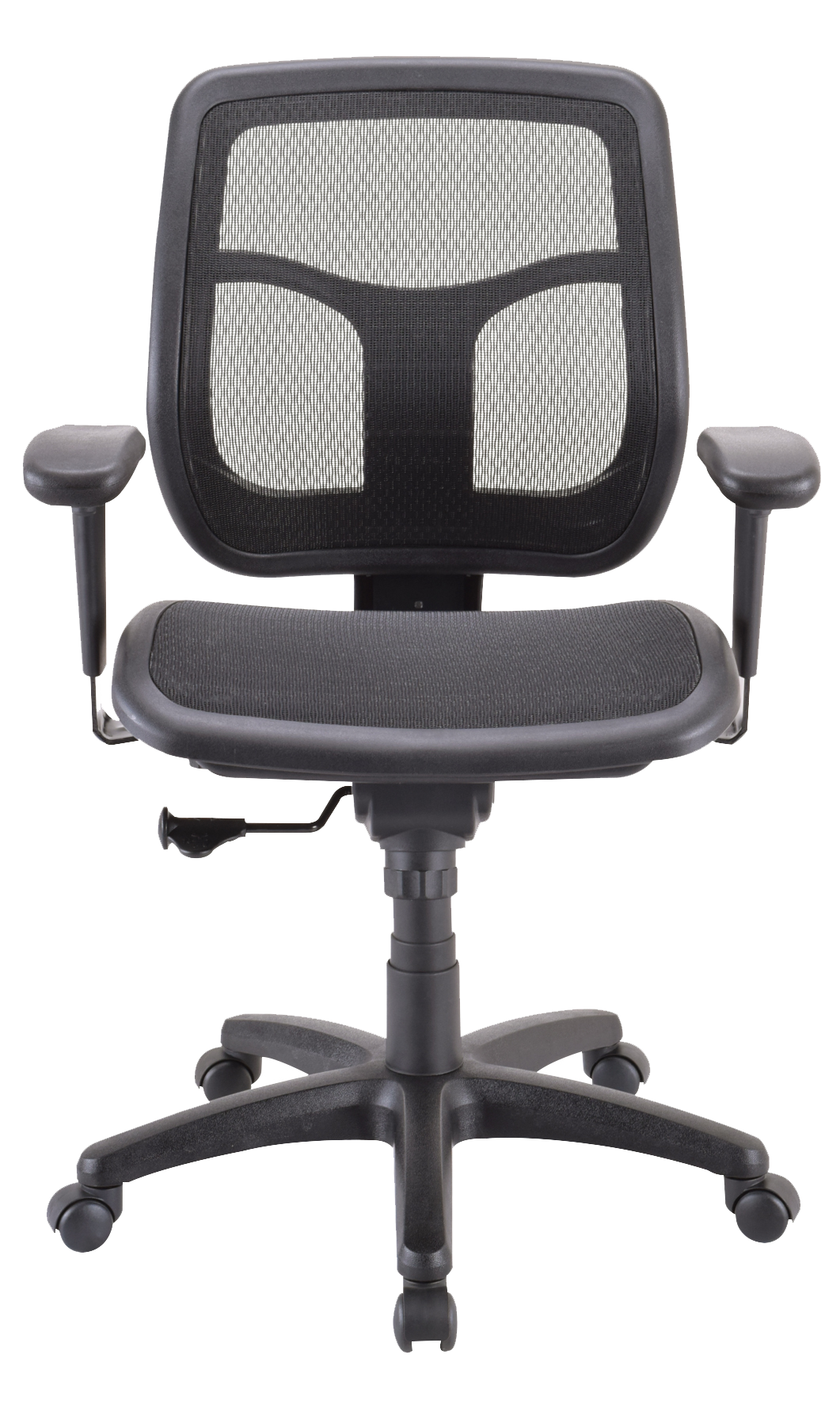 Eurotech Apollo Mesh Office Chair with Synchro Mesh Fabric - Black (MMT9300) - Ergonomic Desk Chair for Home & Office Workspaces