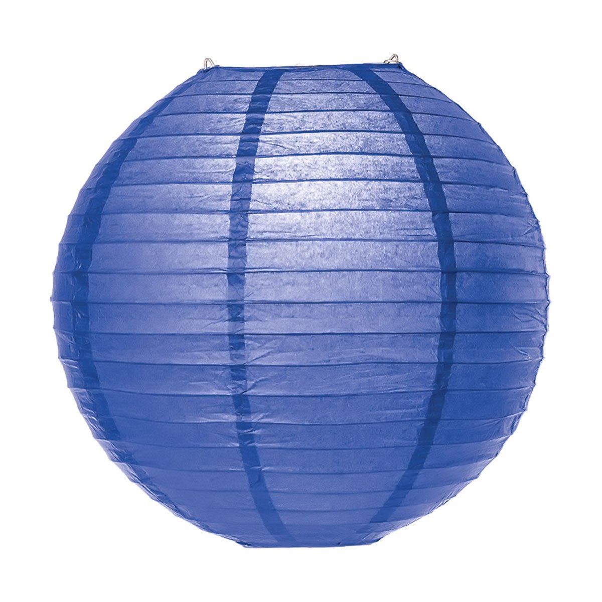 Premium 20-Inch Cobalt Blue Rice Paper Lantern - Chinese & Japanese Style Hanging Decoration for Home, Party, Wedding Decor - Elegant Lighting for Indoor & Outdoor Events