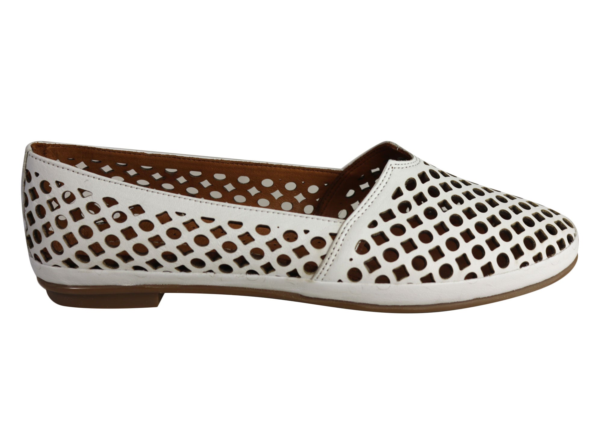 Orizonte Aria Women's Comfortable Soft Leather Flat Shoes - European Style for Casual Wear, Office & Travel
