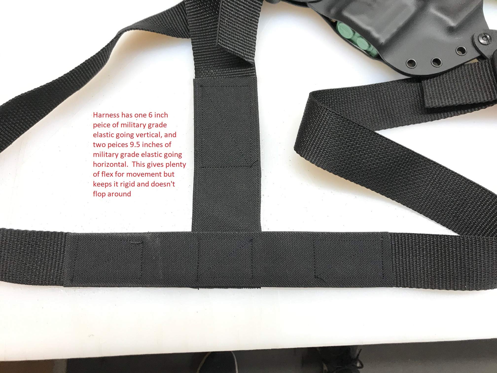 Canik TP9 SF Elite & Elite Combat MAS Chest Holster - Coyote Brown Tactical Gun Holster for Concealed Carry & Outdoor Shooting