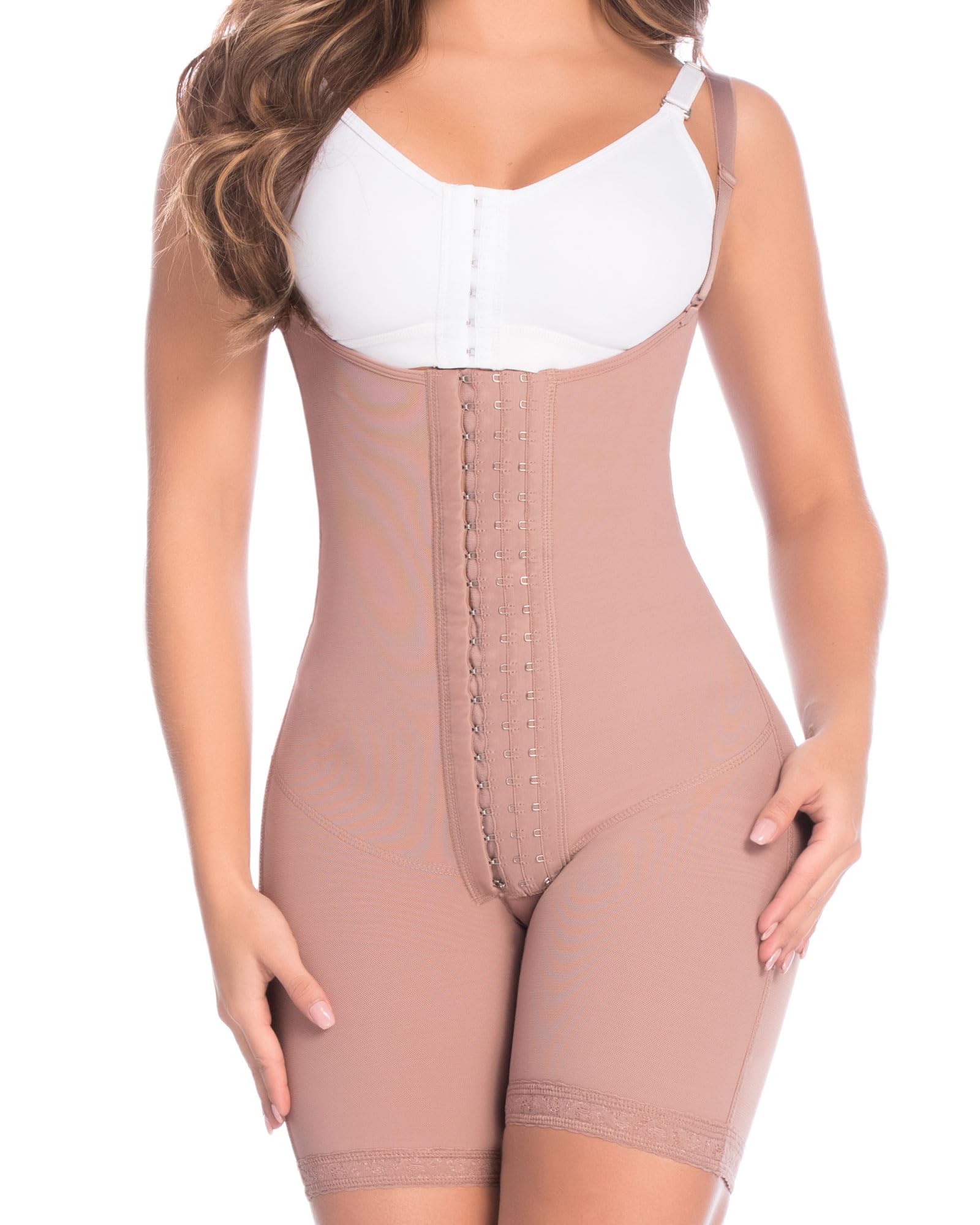 DELIÉ by Fajas DPrada 09111 Colombian Postpartum Girdle - Full Body Shaper for Women | Post Surgery Recovery, Slimming & Tummy Control | Perfect for Maternity, Postpartum & Everyday Shapewear