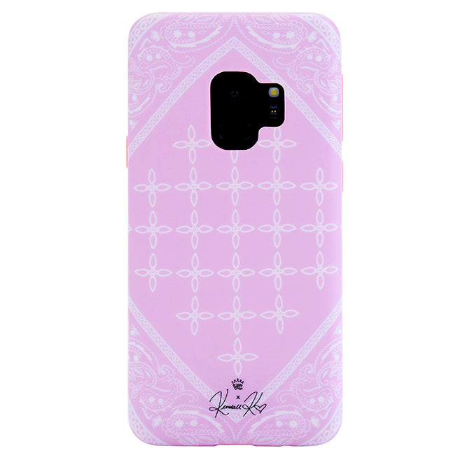 Kendall Vertes Pink Bandana iPhone Case - Trendy & Stylish Protective Cover for iPhone 12/13/14/15 - Perfect for Everyday Use, Travel & Fashion Accessories