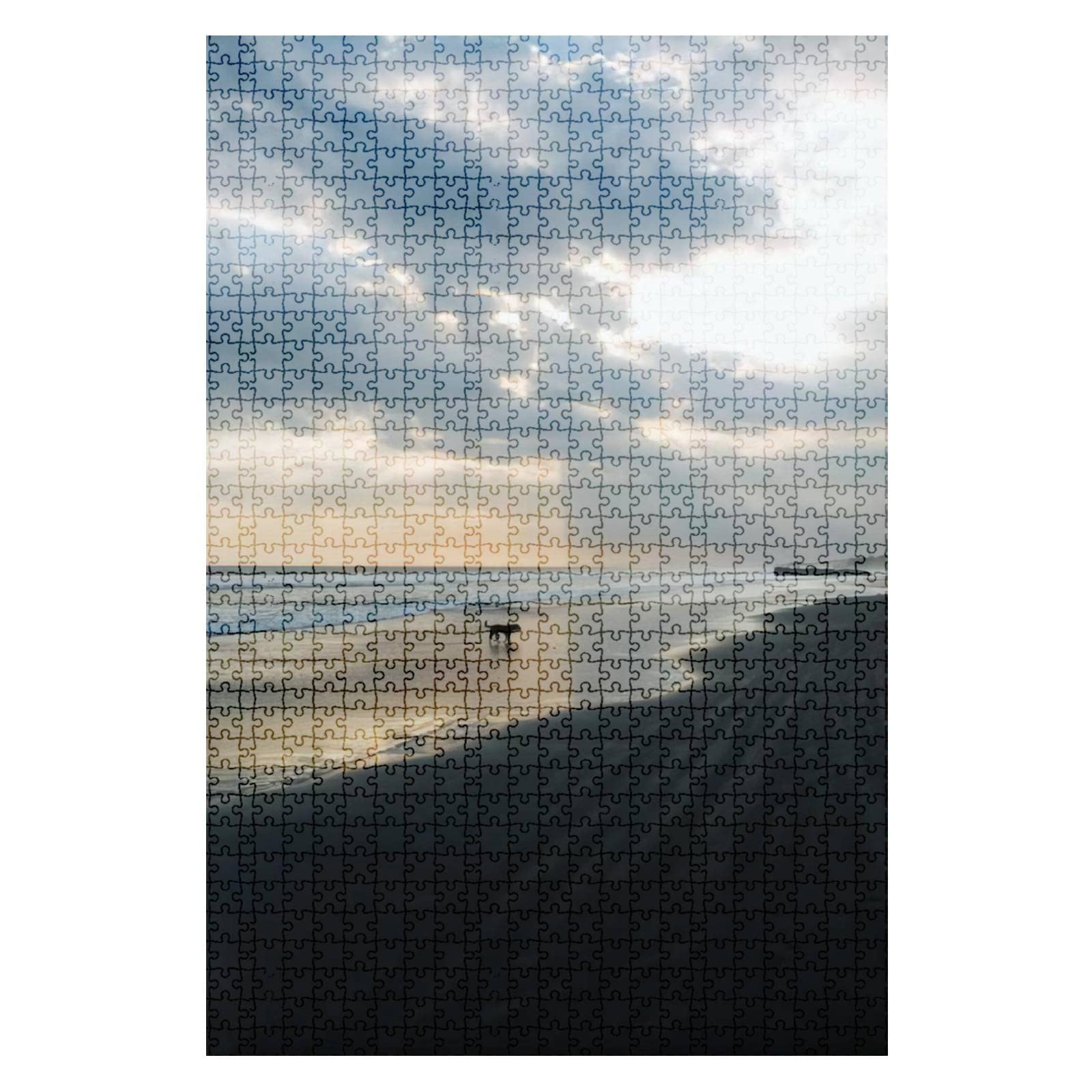 1000-Piece Puzzle - Black Sand Beach in Bali Indonesia | Challenging Jigsaw Puzzle for Adults & Kids | Educational Toy & Gift Idea | Perfect for Family Game Nights, Stress Relief & Home Decor