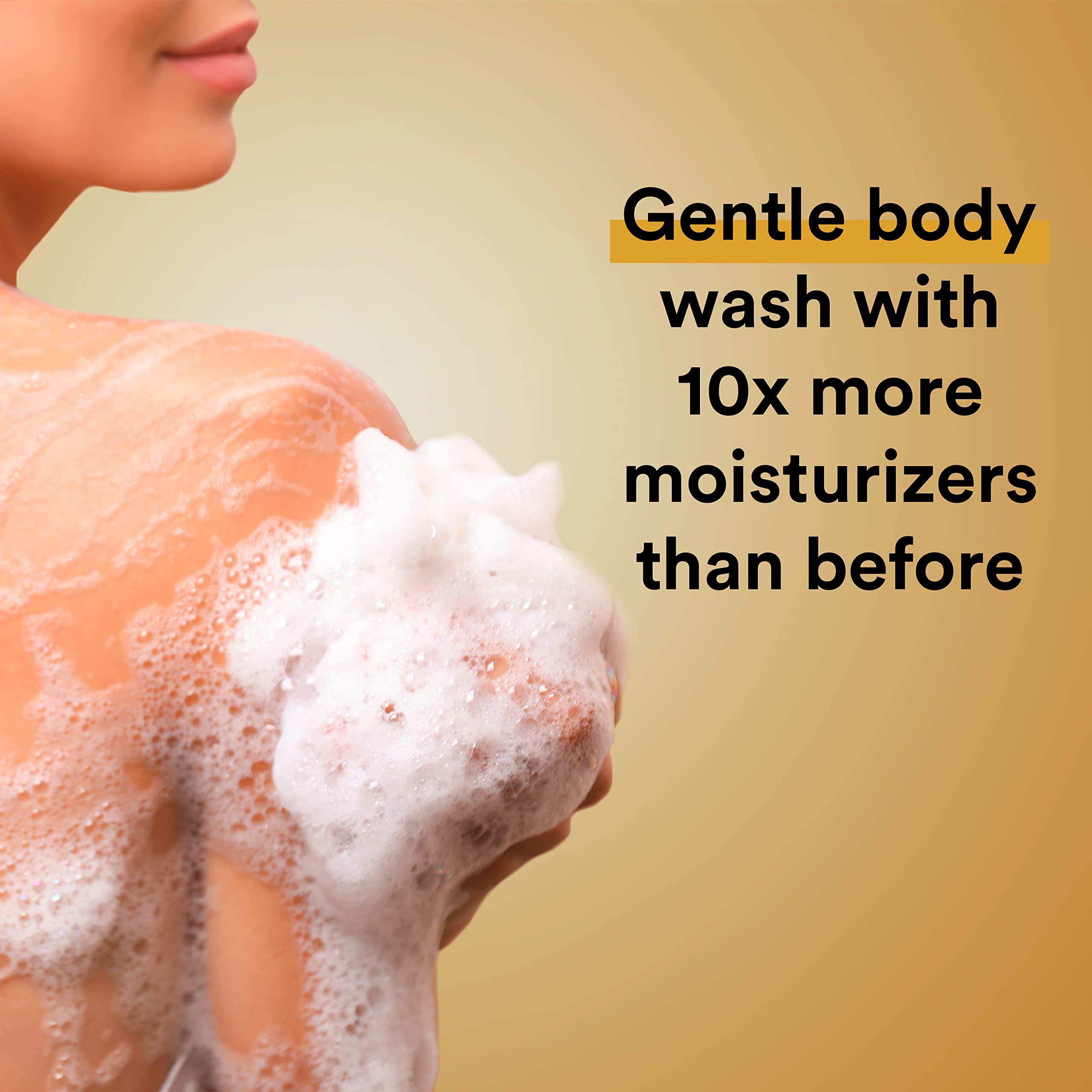 Suave Essentials Gentle Body Wash with Sweet Oil Blend, Milk & Honey Infusion - Vitamin E & Honey Extract, 18 oz | Moisturizing & Nourishing for Dry Skin - Perfect for Daily Shower & Bath