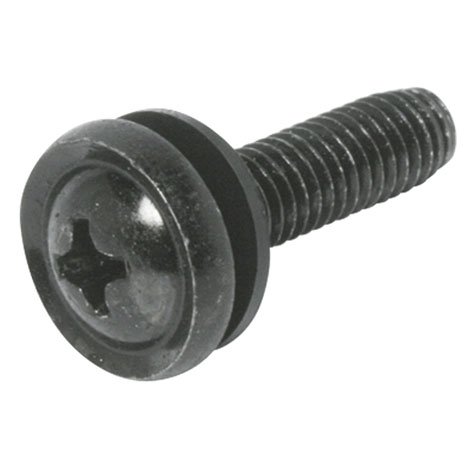 AVB Cable RSP500 Rack Screws with Pilot Point & Captive Washer - 500pcs/Jar - Ideal for Server Racks, Network Cabinets & Data Center Installations
