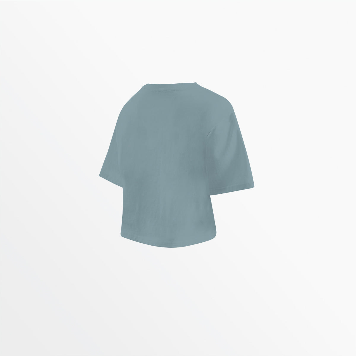 Women's Stylish Tonal Cropped Oversized T-Shirt - Casual Streetwear for Everyday Comfort & Fashion