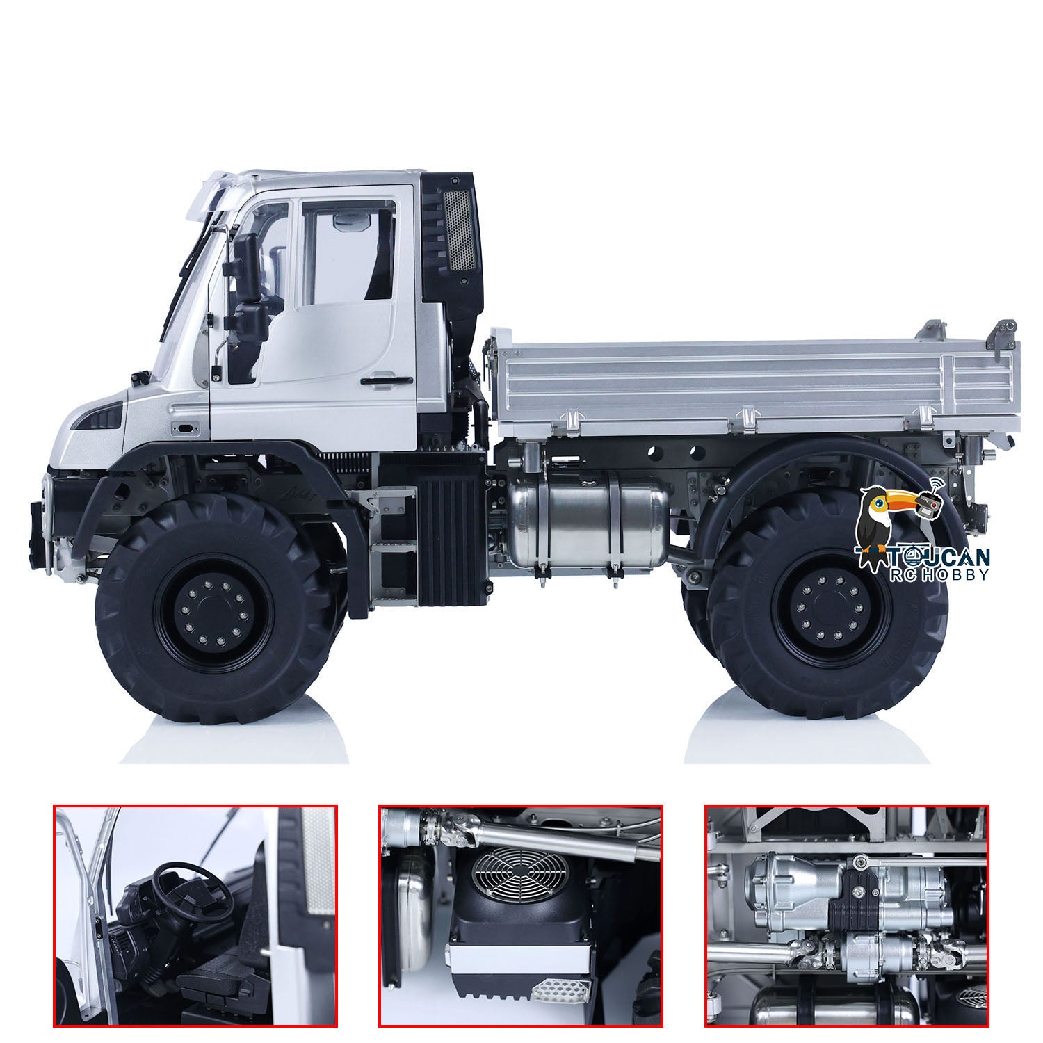 LikeRC U535 1/14 Scale 4X4 Off-Road RC Crawler Car - PNP Ready with Motor, ESC & Servo - High Performance Radio Controlled Rock Crawler for Trail Climbing & Backyard Adventure