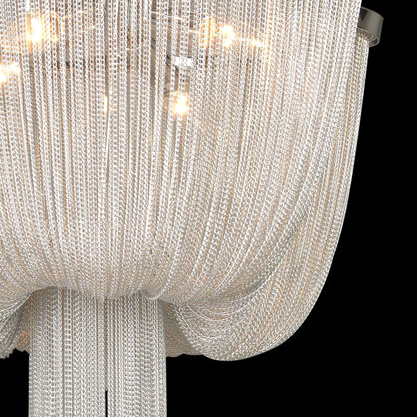 Elegant Tassel Chandelier - Modern Luxury Ceiling Light Fixture for Living Room, Bedroom & Dining Room Decor