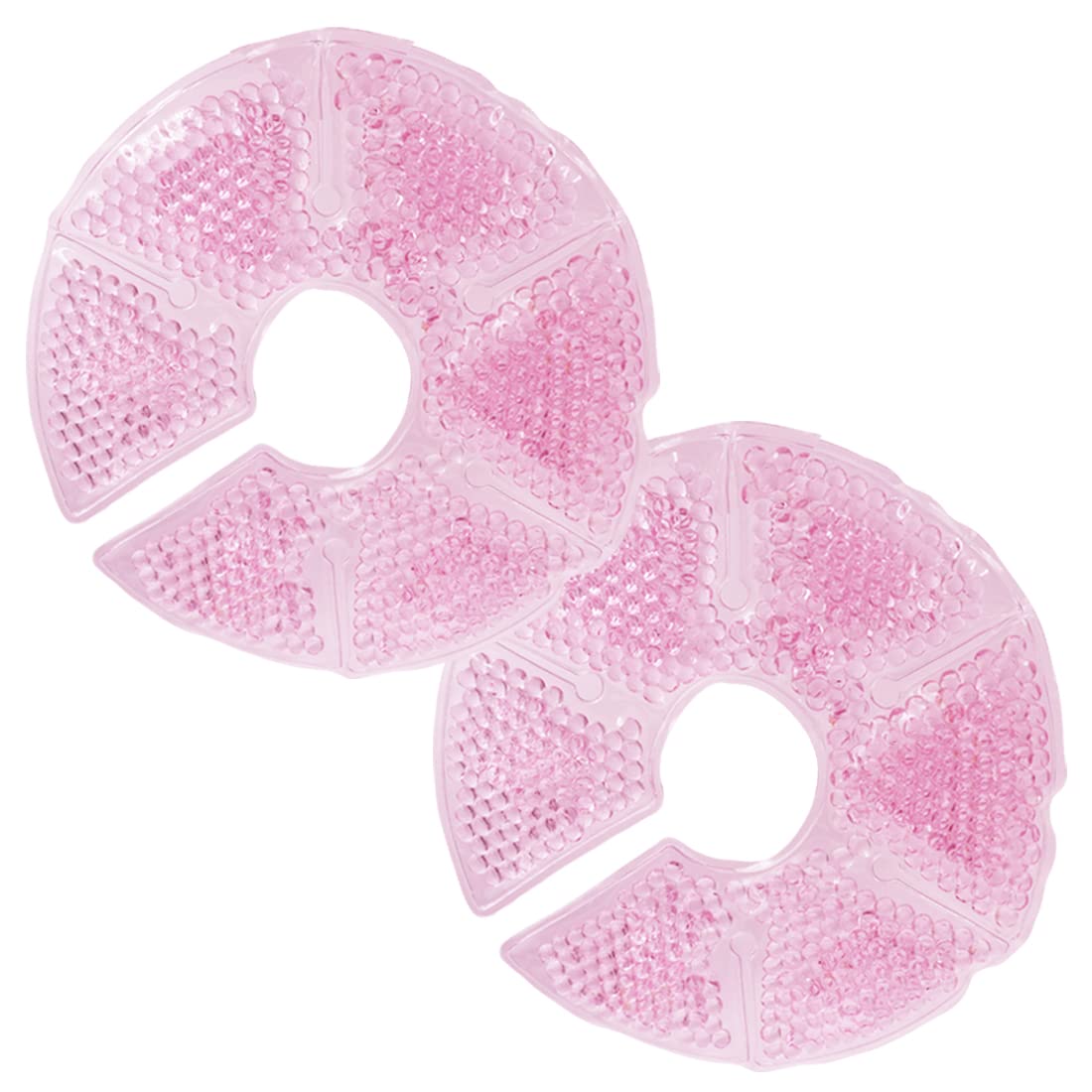 Breast Therapy Pads - Hot & Cold Gel Ice Packs for Breastfeeding Relief - 2 Pack Reusable Nursing Pads for Milk Let-Down & Postpartum Recovery - Perfect for Soothing Engorgement & Mastitis Pain