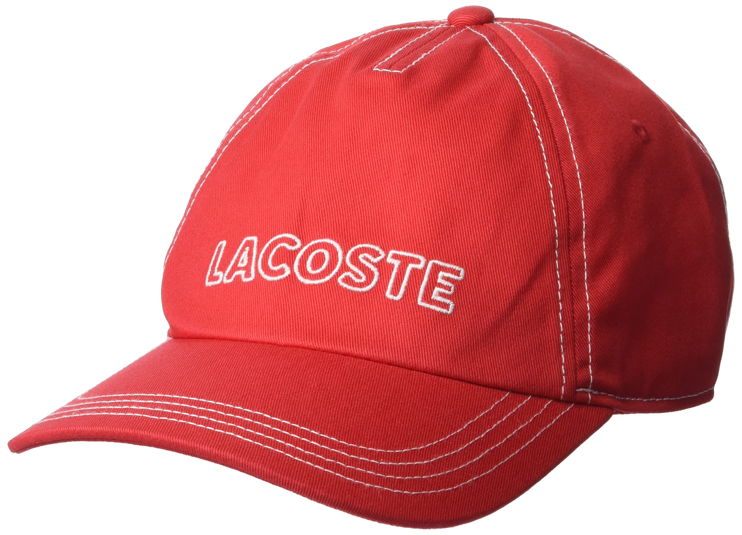 Lacoste Bold Branding Adjustable Baseball Cap for Men & Women - Stylish Cotton Hat for Outdoor Sports, Golf, and Casual Wear