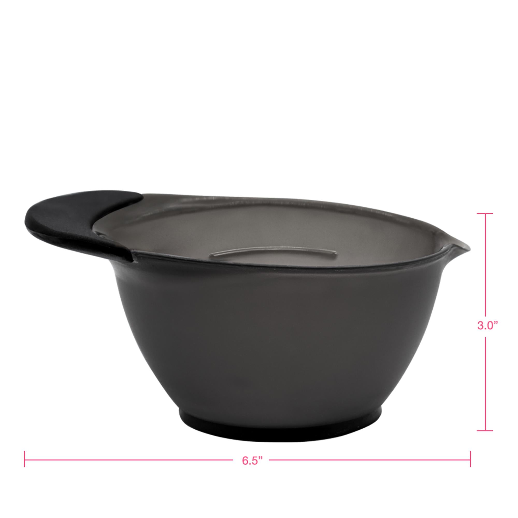 Colortrak Easy Grip Non-Slip Mixing Bowl Set - 3 Sizes for Baking, Cooking & Meal Prep - Durable Plastic Bowls with Comfortable Handle & Pour Spout