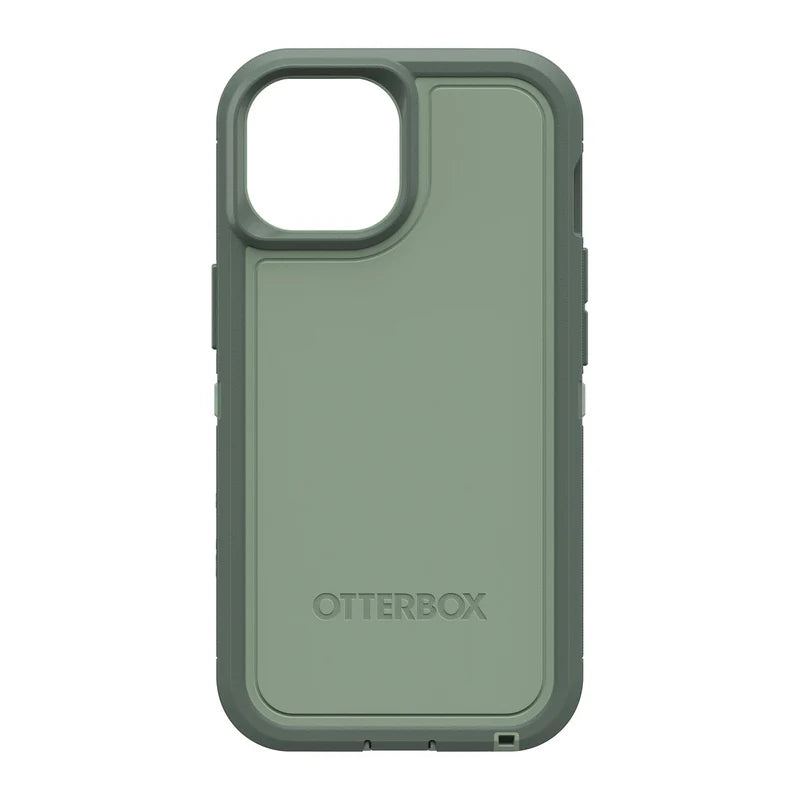 OtterBox Defender XT MagSafe Case for iPhone 14 Plus - Heavy Duty Protection, Green | Shockproof Cover for Outdoor, Work & Travel