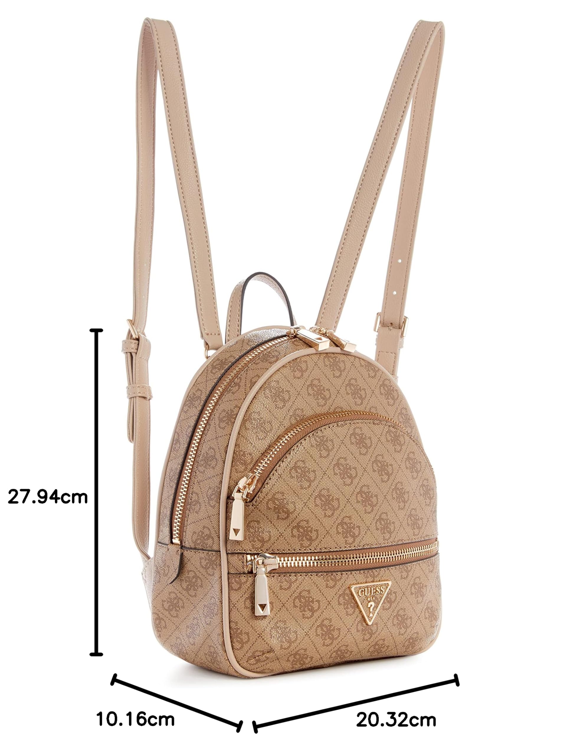 GUESS Manhattan Backpack for Women - Stylish Laptop Backpack with USB Charging Port, Water-Resistant Travel Backpack for Work, School & College - Perfect for Commuting, Business Trips & Everyday Use