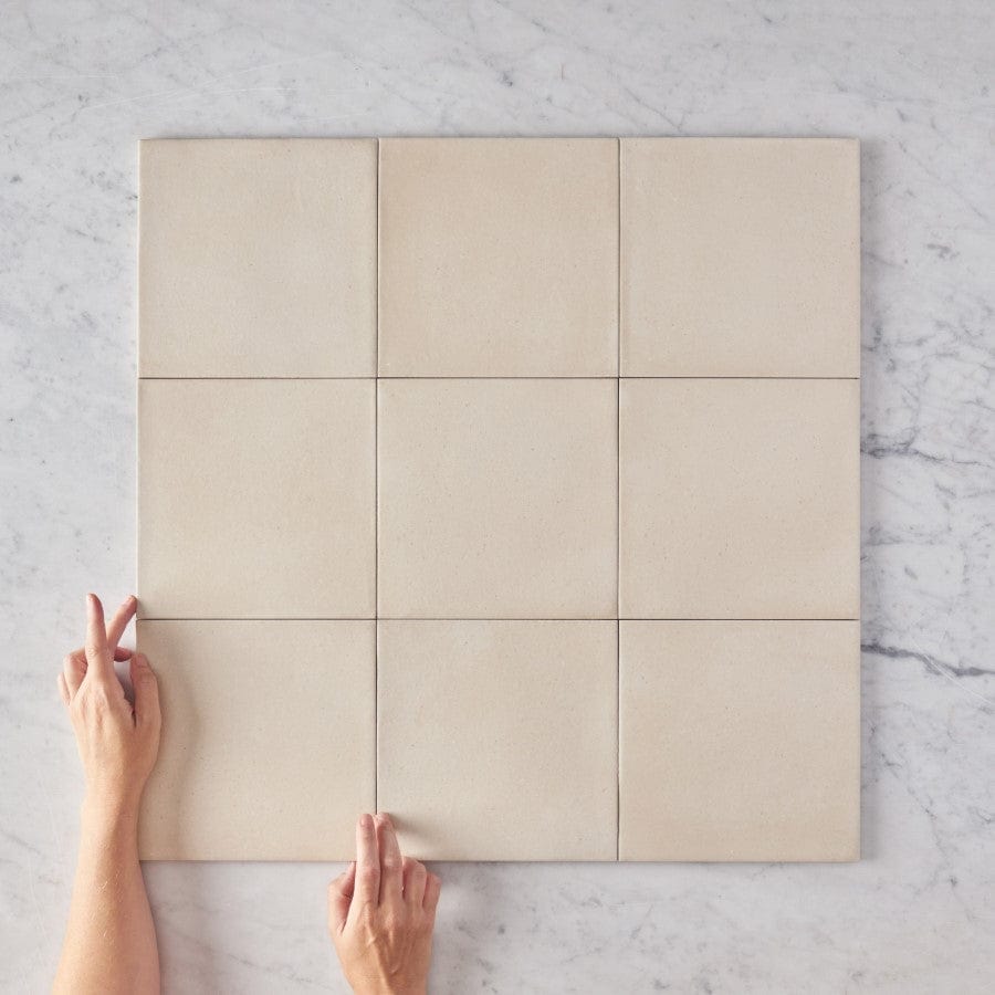 Premium Tamarama Cream Square Tile - Natural Stone Wall & Floor Tile for Bathroom, Kitchen, and Backsplash - Elegant Home Decor & Renovation Solution