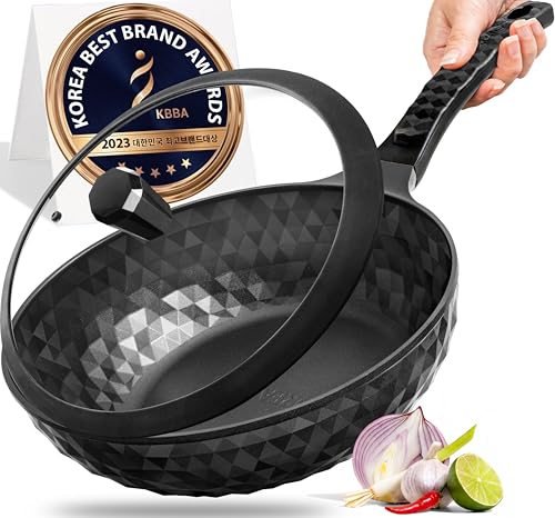 Black Wok Pan + Lid