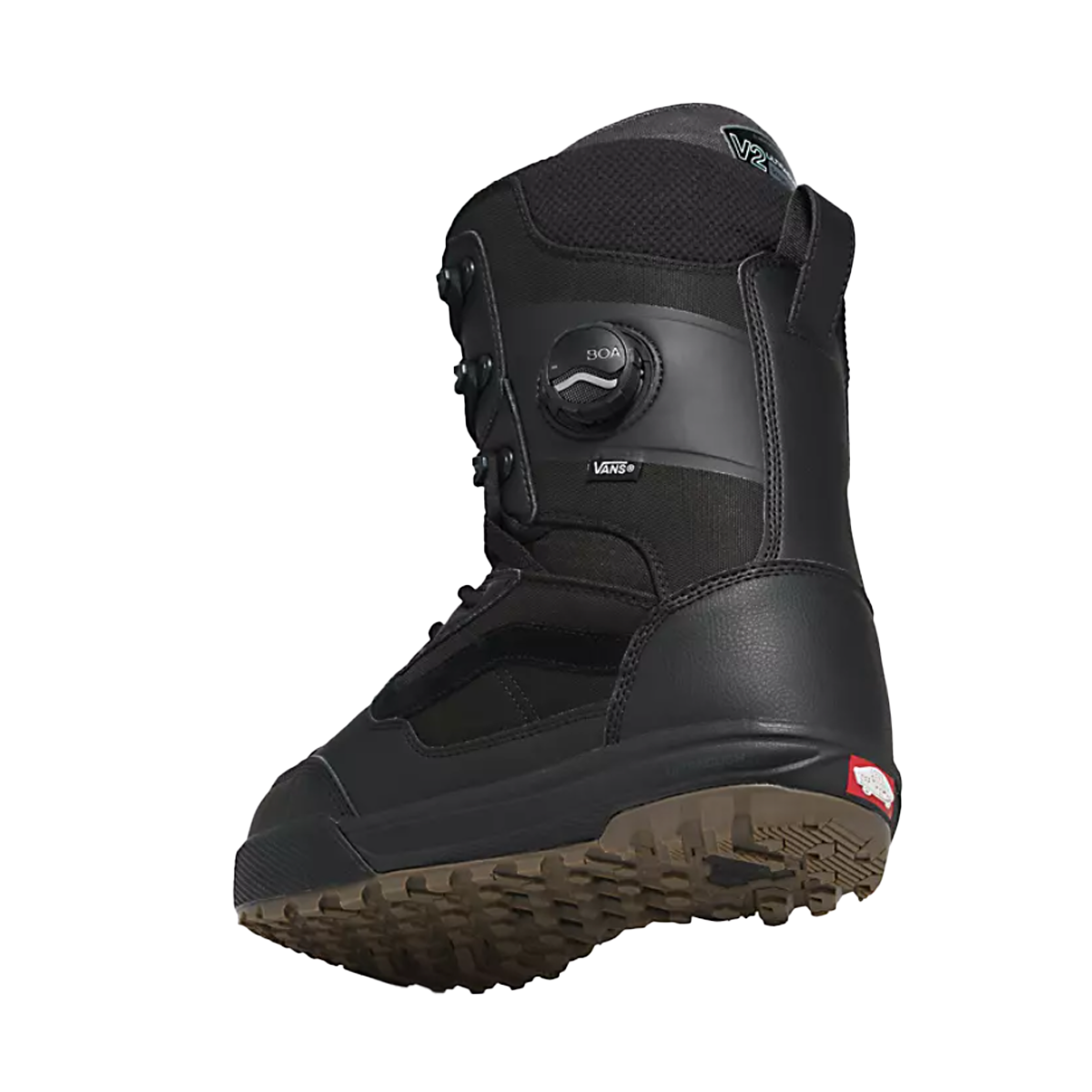 Vans 2025 Invado Pro Snowboard Boots - Black/Gum - Men's & Women's High-Performance Snowboarding Shoes for All-Mountain & Freestyle Riding