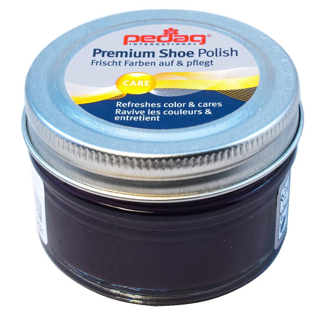 Premium Pedag Shoe Cream Polish - Made in Germany for Leather Shoes & Boots | Restores Shine & Protects | Perfect for Dress Shoes, Work Boots & Leather Care